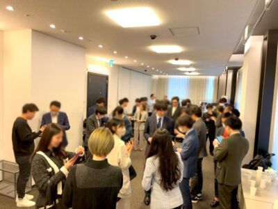 東京で開催中の若手経営者交流会