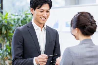 ビジネス県人会での名刺交換