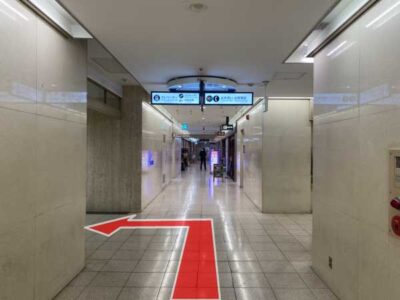 大阪駅前第２ビルエレベーター前