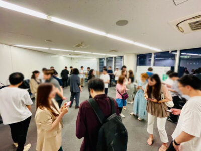 新宿で開催した交流会