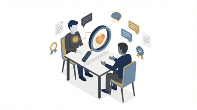 協業相手になりえるか直接会って見極めるイメージ