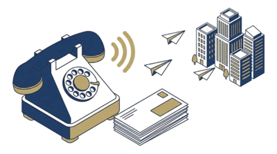 テレアポやDM施策で協業を打診する