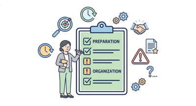 ビジネスマッチングで成果を出すために目的や条件を整理しているイメージ