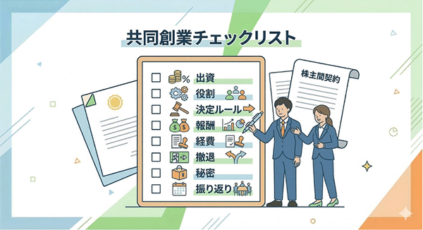 共同で創業する際のチェックリスト