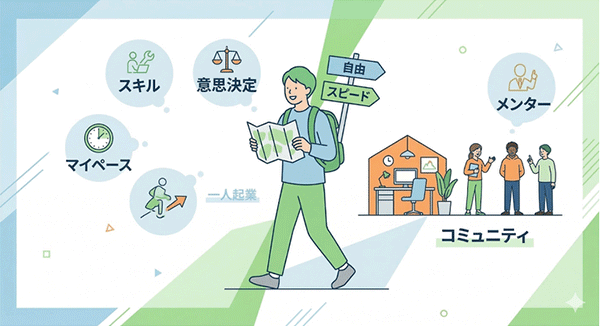 仲間集めを重視せずに一人起業しても問題ない場合の例