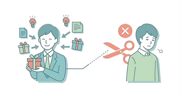 起業直後にお願いばかりで対等な人脈が築けないケース