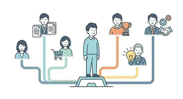 起業時に必要な人脈の5タイプとそれぞれの役割
