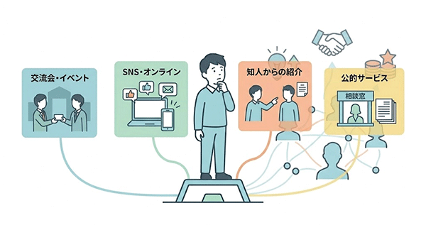 起業家がゼロから取り組む人脈づくりの全体像