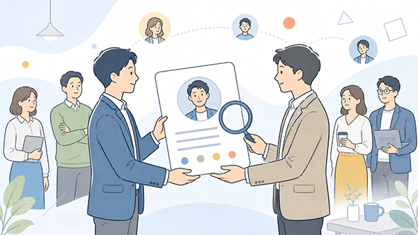 経営者の人脈を通じて採用や外部パートナーを相談する様子